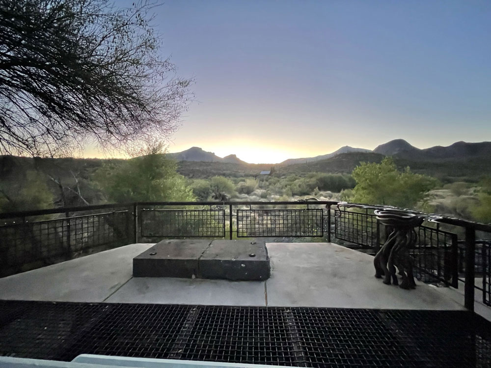 image of Skips patio at the Stamp Mill on Cave Creek