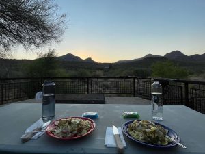 Photo of Dinner with a view of Harmony Hollow Arizona