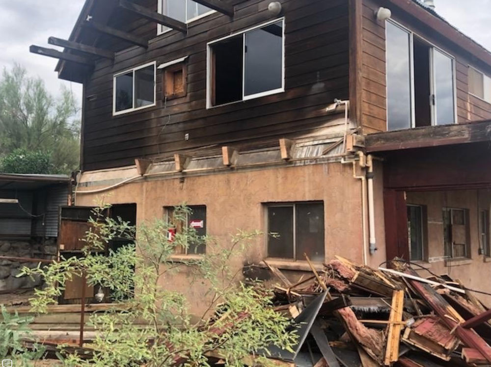 image of harmony hollow house with side deck removed