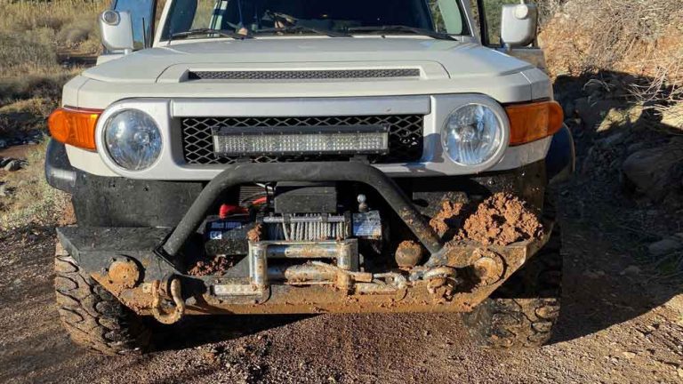 image of FJ Cruiser after Mudding